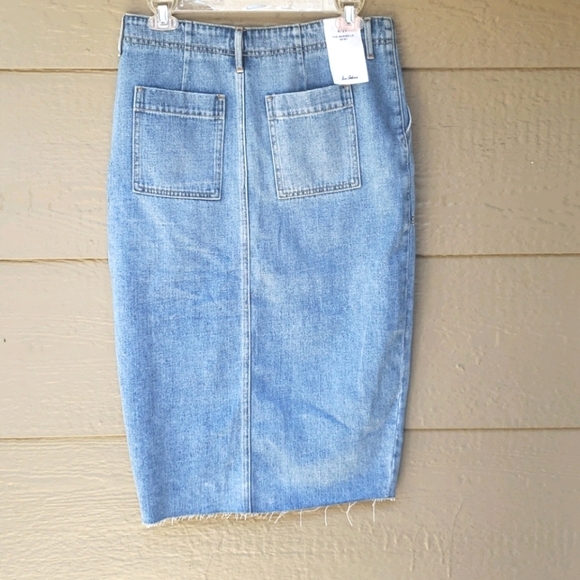 Sam Edelman Maribelle Release Hem denim skirt - Picture 6 of 9